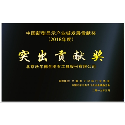 中国新型显示产业链发展凸起贡献奖